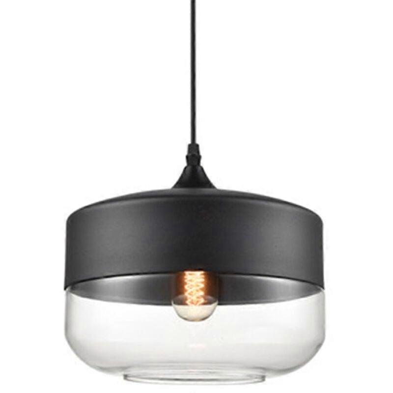 Hanging design retro vintage modern style transparent chandelier cylindrical