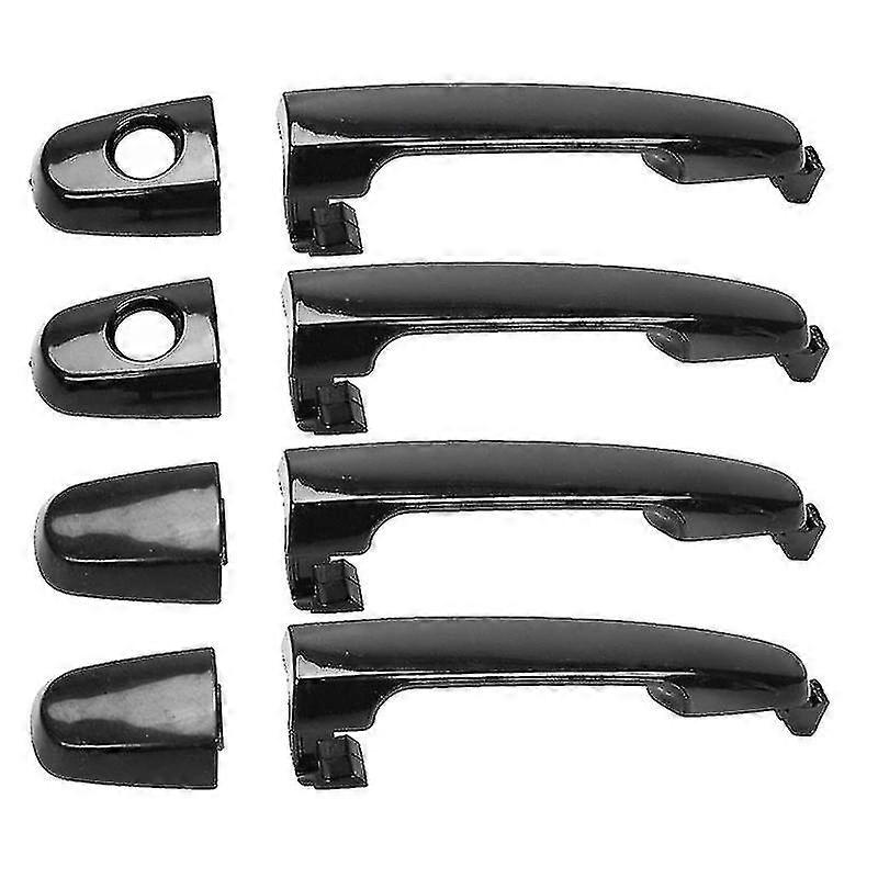 4 Pcs(front Rear Left Right)outer Outside Exterior Door Handle