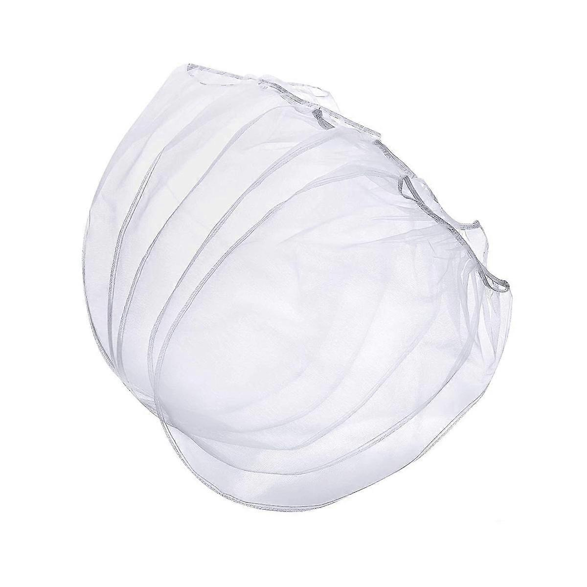 5 Gallon Paint Strainer Bags White Regular Fine Mesh/Elastic Top Bag Strainers for Use with Paint S