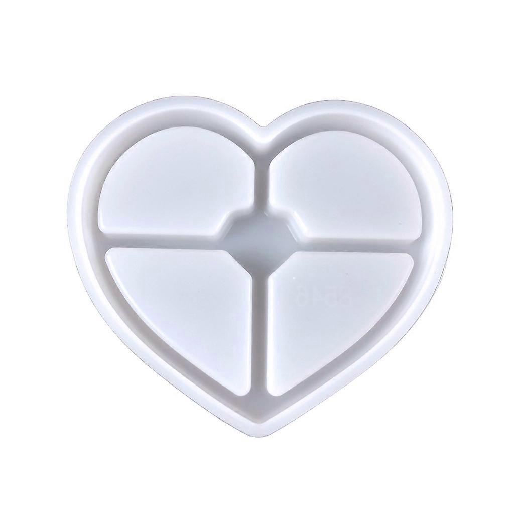 Vintage Krukke Harpiks Form Blomst Hjerte Fisk Silikon Oppbevaringsboks Form for Epoxy