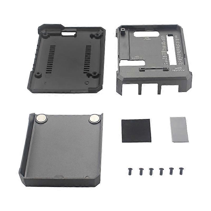 For Raspberry Pi 4  Improved  Aluminium Alloy Case Sliding Magnetic Cover