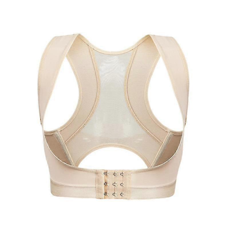 Women's Front Closure Wirefree Post Surgery Plus Size Back Support Posture Bra