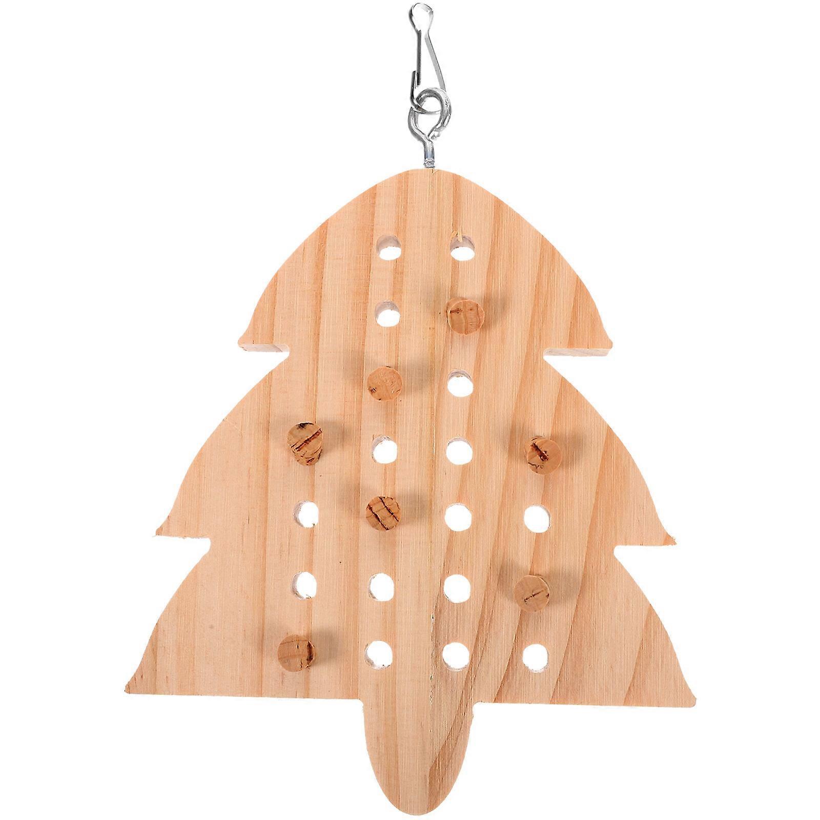 Parrot Chewing Toy Hanging Bird Beak Grinding Toy Tree Parakeet Biting Toy Bird Chew Toy