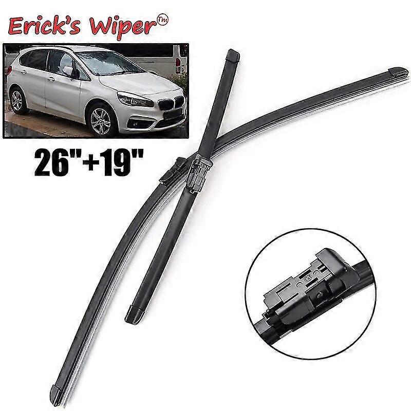 Wiper Rhd & Lhd Front Wiper Blades For Bmw 2 Series F45 F46 2014 - 2020 Windscreen Windshield Window Rain Brush 26"+19"