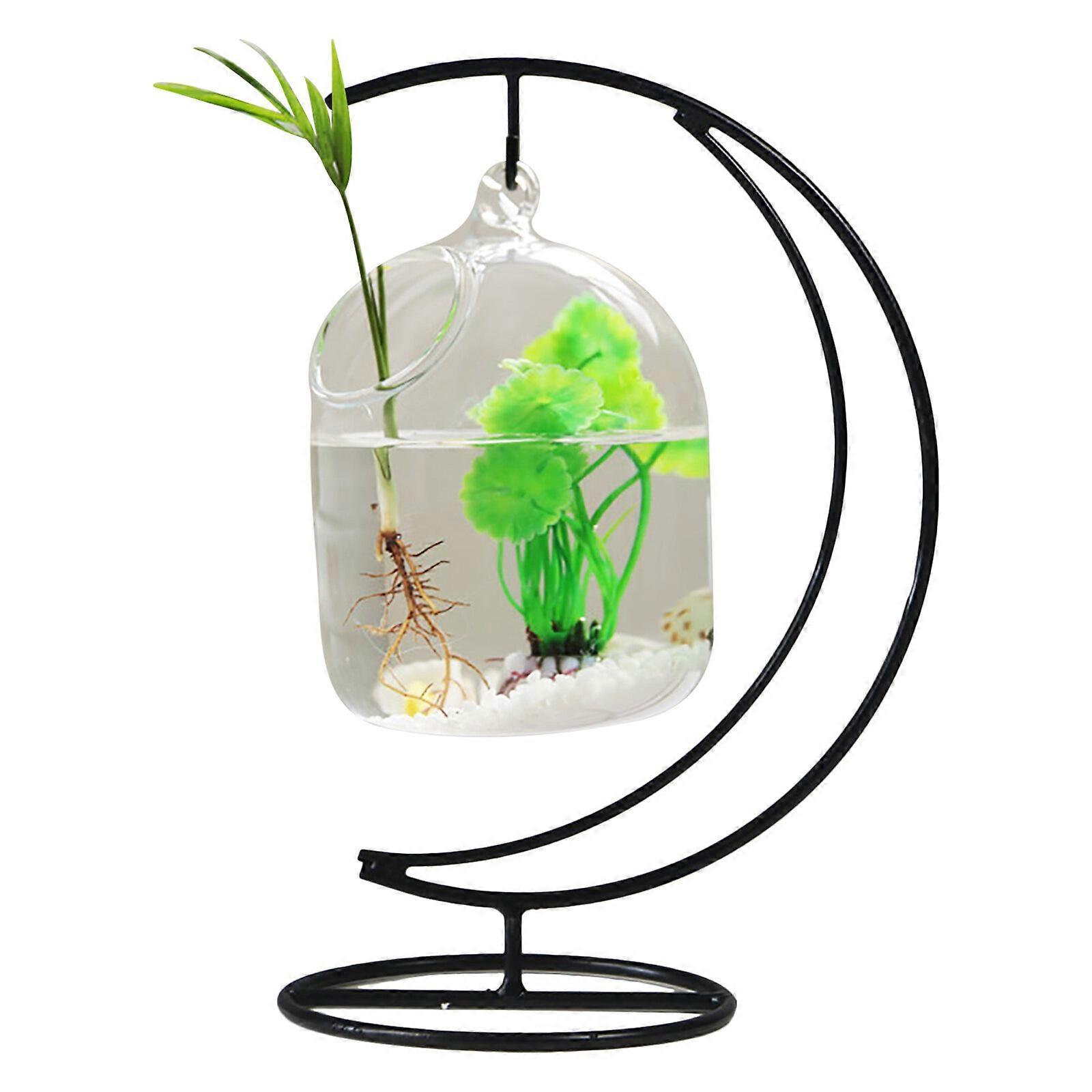 2023 New Desktop Small Fish Tank Aquarium Home Decoration Decorative Flower Arrangement Holder Cylinder Transparent 4 Size Glass
