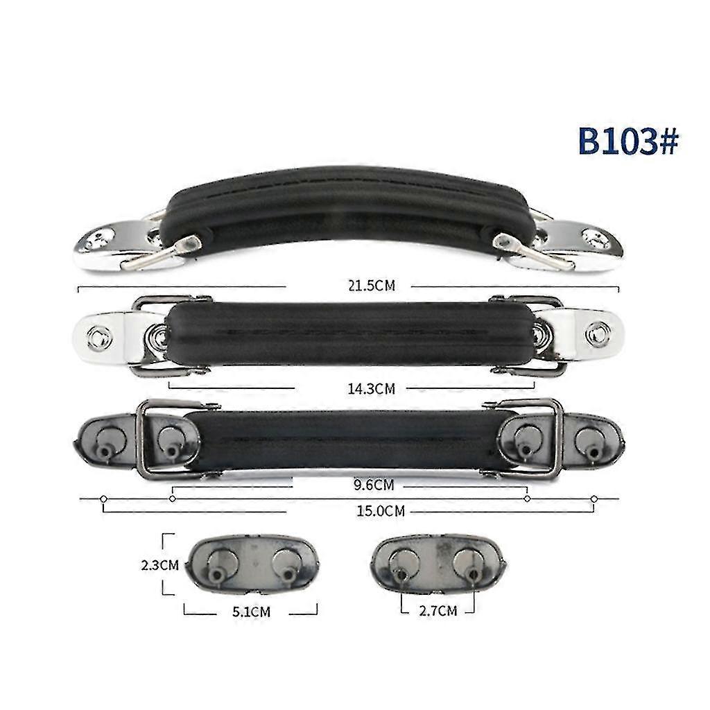 2023 plast bagasjehåndtak trekkhåndtak grep reservedeler for reisekoffert