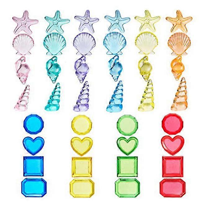 40 Piece Sinking Dive Gem Pool Toy Set