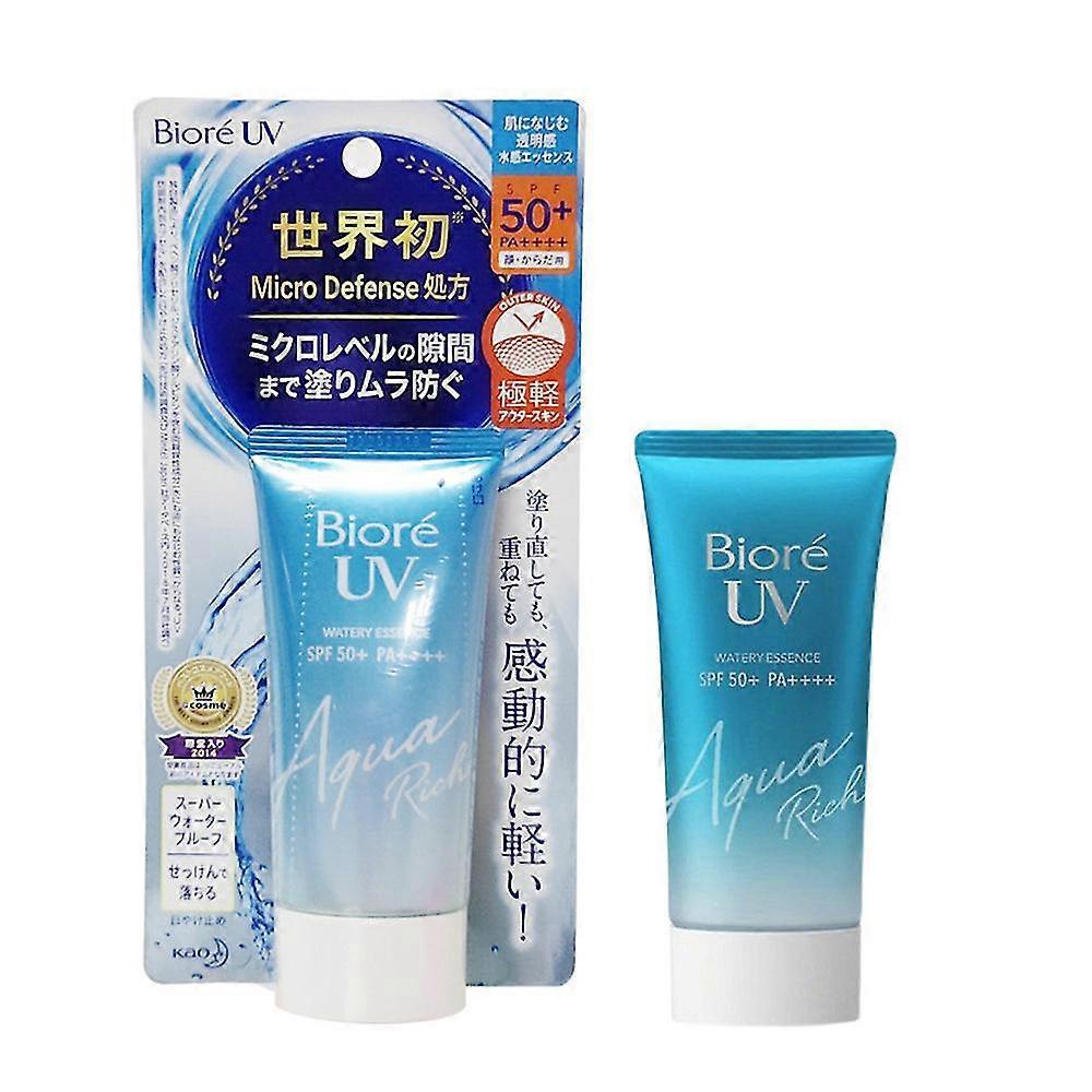 ビオレ花王UVゾンネブラントクリーム日焼け止めアクアリッチウォーターリーエッセンスSPF50 + PA ++++