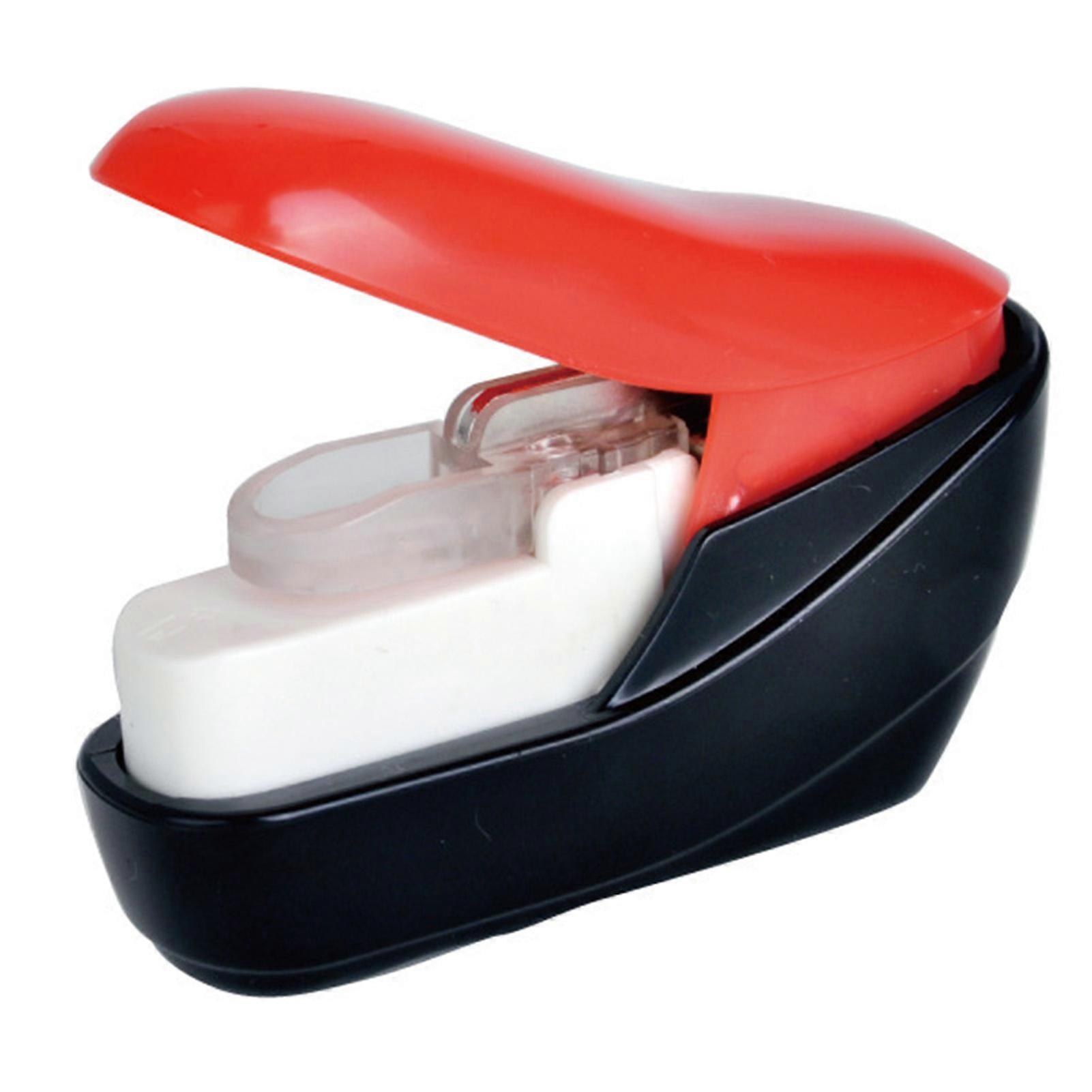 No Nails Stapler Ergonomic Labor-saving No Damage Binding Multi-use Paper Stapling Plastic Stapling Machine Student Book Stapler Office Supplies
