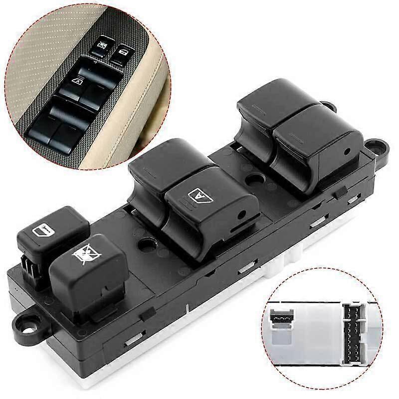 Power Master Window Switch fit for Nissan Versa 2007-10 Front Driver Left Side-