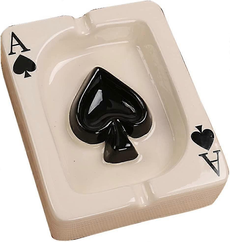 Cendrier à cigarettes créatif de table (1 pièce, noir)