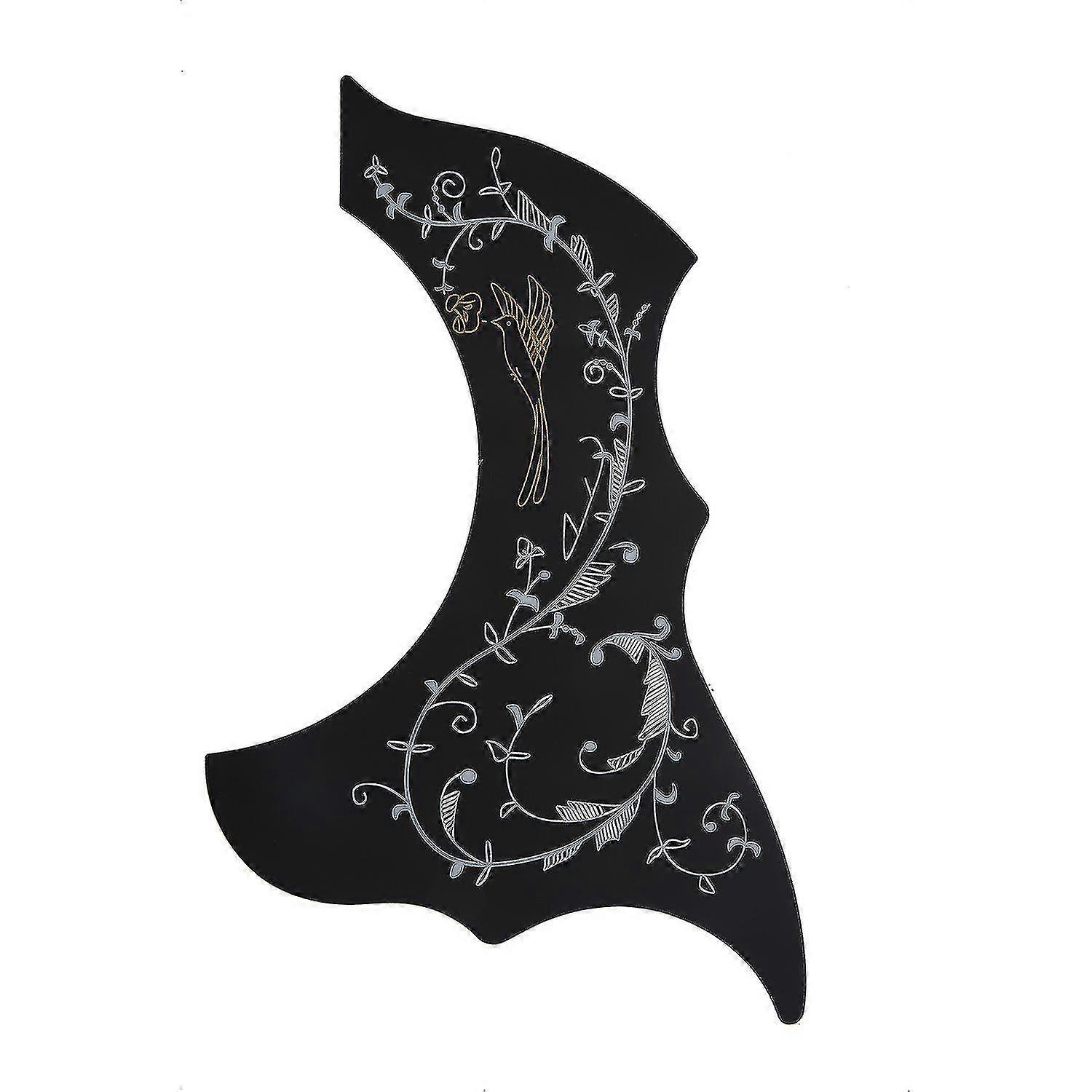 Pickguard-akusticko-akustická gitara Pickguard, Self Adhesive, Čierna