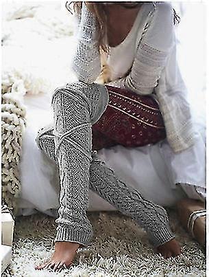 Women's Stockings Thigh-high Crimping Socks Winter Tights Thermal Warm High Elasticity Hole Winter