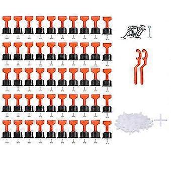 252Pcs Alignment Tile Leveling Wedges Tile Spacers System Flat Ceramic Leveler for Floor Wall Const