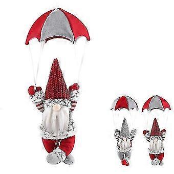 Christmas Skydiving Old Man Cloth Faceless Doll Xmas...