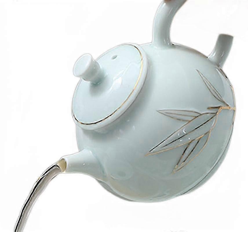 Bule de bambu Celadon Bule de chá de cerâmica chinesa Bule Teacup