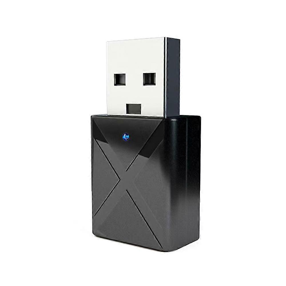 USB BT5.0 Adapter Transmitter & Receiver 2in1 with AUX Input Support TV Speaker Earphone Mini Car Mu