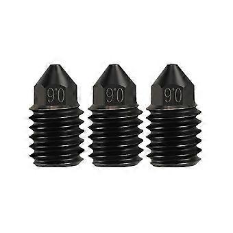 3Pcs Clone Cht Nozzle 0.6mm Cht Hardened Steel High Flow Extruder Nozzles for Upgraded Bambulab Hot