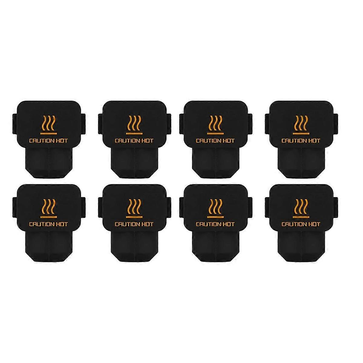 8pcs for A1 Mini Silicone Socks, Hotend Protective Cover, Insulation Case for Enhanced 3D Printer Performance