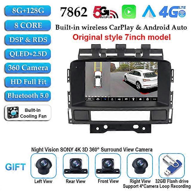 Carplay Android 12 Für Buick Excelle GT XT Opel Astra J 2010 2011 2012 2013 CD300 CD400 Autoradio GPS Navigation Player Unit