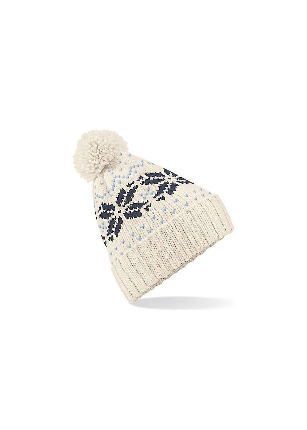 Men's Beechfield Fair Isle Snowstar Beanie B456