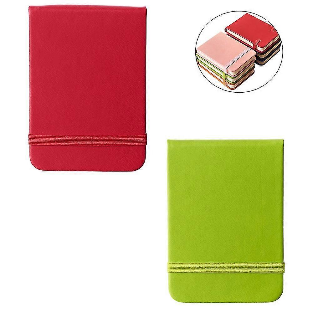 Softcover Mini Journal Notepad Elastic Closure Notebook For Traveler