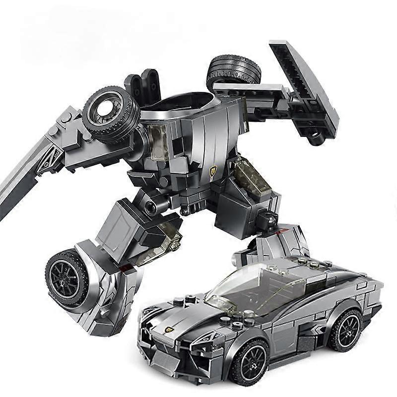 Lego children's building block car assembly model development intelligence racing DIY boy toy (race 3 changes 661003C.)