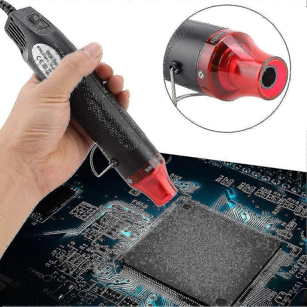 Mini Heat Gun, Mini Portable Heat Gun For Diy Embossing Shrink Wrapping Paint Drying 300w Multi-func