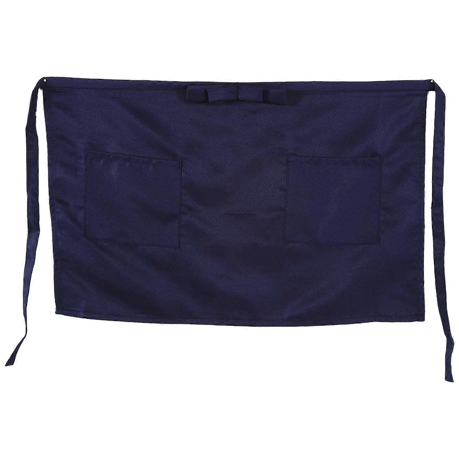 Short Waist Bow Apron with Pocket for Chef, Bistro, Waitress, or Bar