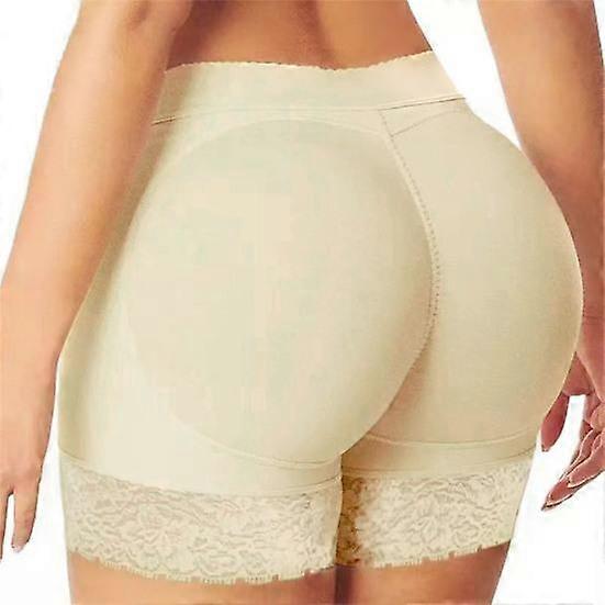Women Underpants Fake Buttock High Waist Tummy Control Butt Lifted Seamless Soft Breathable Elastic Butt Lifter Body Shaper Panties Padded Underwear