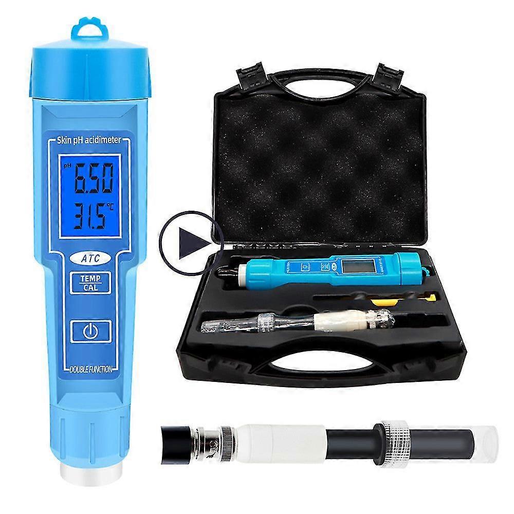 Ph-6118 Skin Ph Acdimeter 2 In 1 Skin Ph Tester Ph Meter Automatic Calibrating With Backlight For Meat Fruit Milk Lab 40% Off