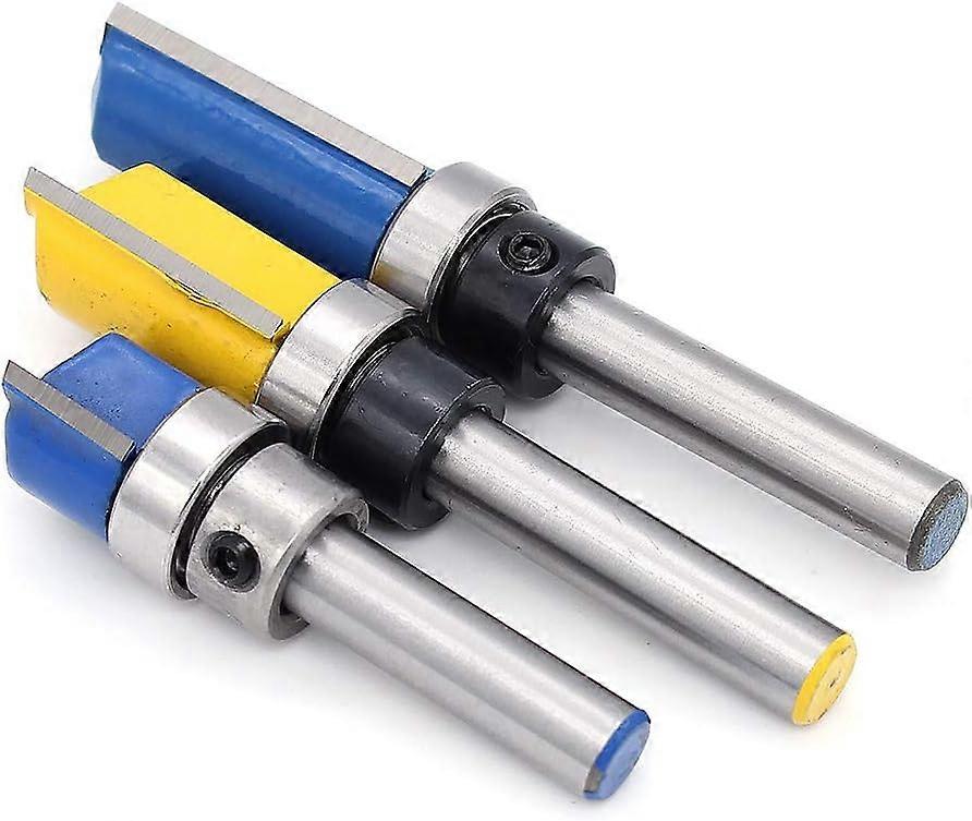 Precision Flush Trim Pattern Router Bit, Carbide Tipped for Extended Service Life, Heat-resistant Coating for Enhanced Cutting Experience