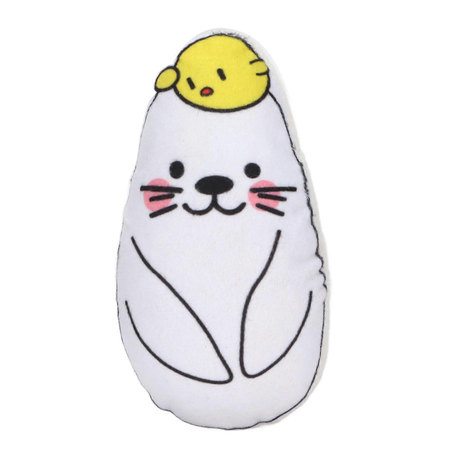 Animal-Shaped Plush Catnip Chew Toy for Cats - Soft Fabric, Safe for Pets, Interactive Fun in Various Colors