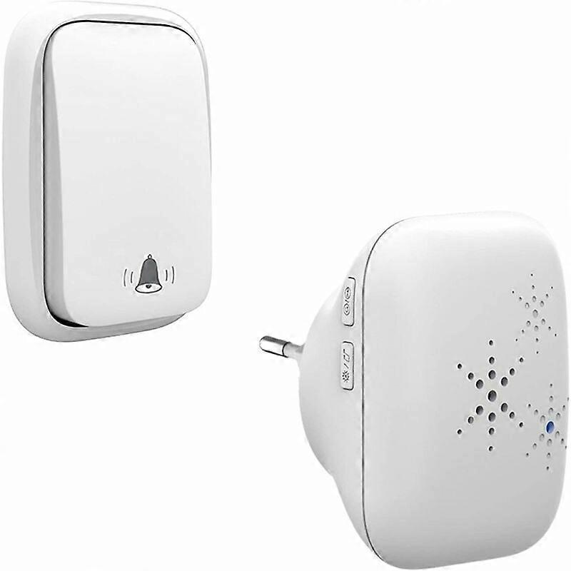 Self-Powered Wireless Doorbell Long Range Multiple Ringtones For Classroom