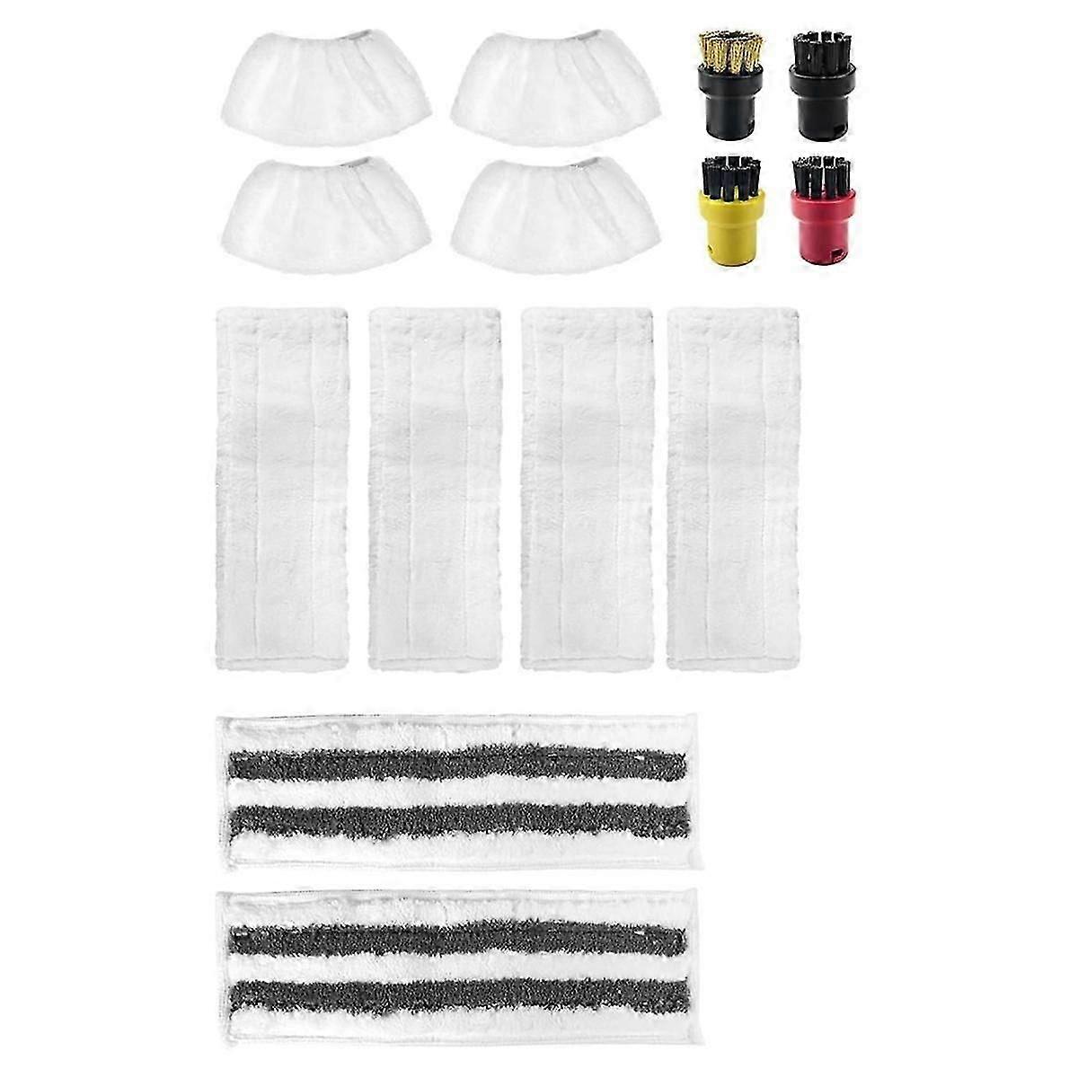 Accessories compatible with Steam Cleaner, Microfibre Floor Cloth Set compatible with Easyfix Sc2 Sc3 Sc4 Sc5 Floor Nozzle