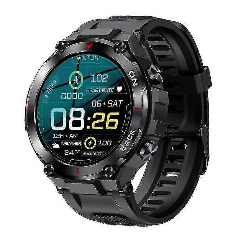K37 Herr Smartklocka GPS Navigation Sport Fitness Tracker 480mAh Stort Batteri