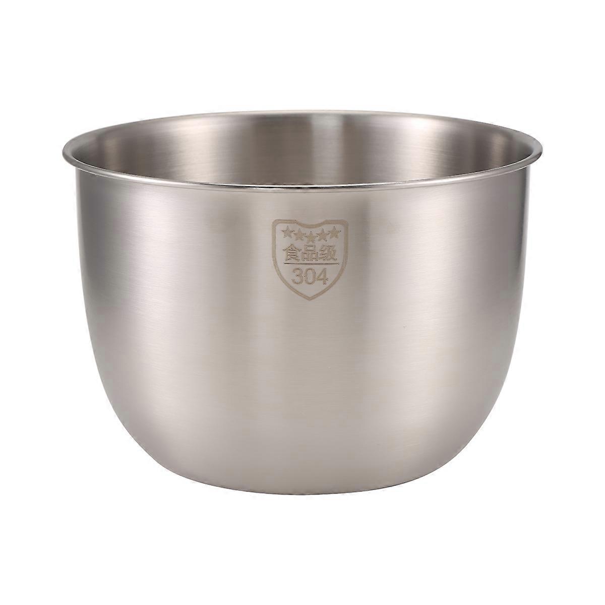 Kitchen Stainless Steel 304 Mixing Bowl Cooking Mixer Bowl, 3600ML