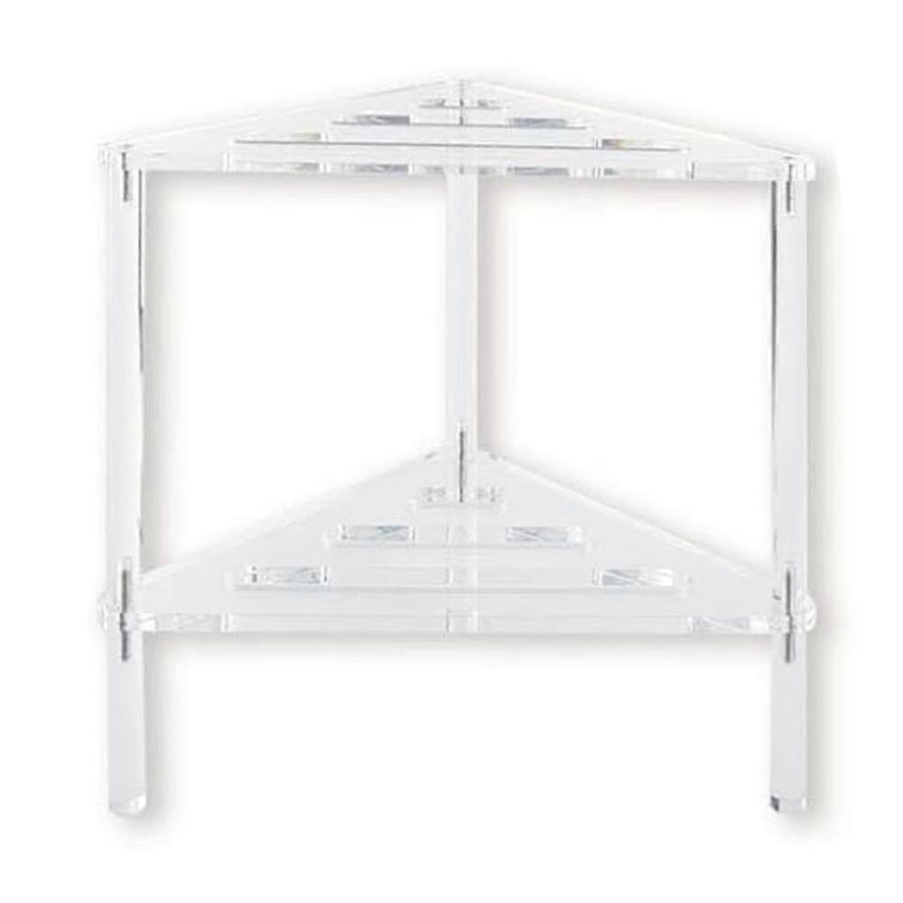 Pot de douche triangle acrylique support creux