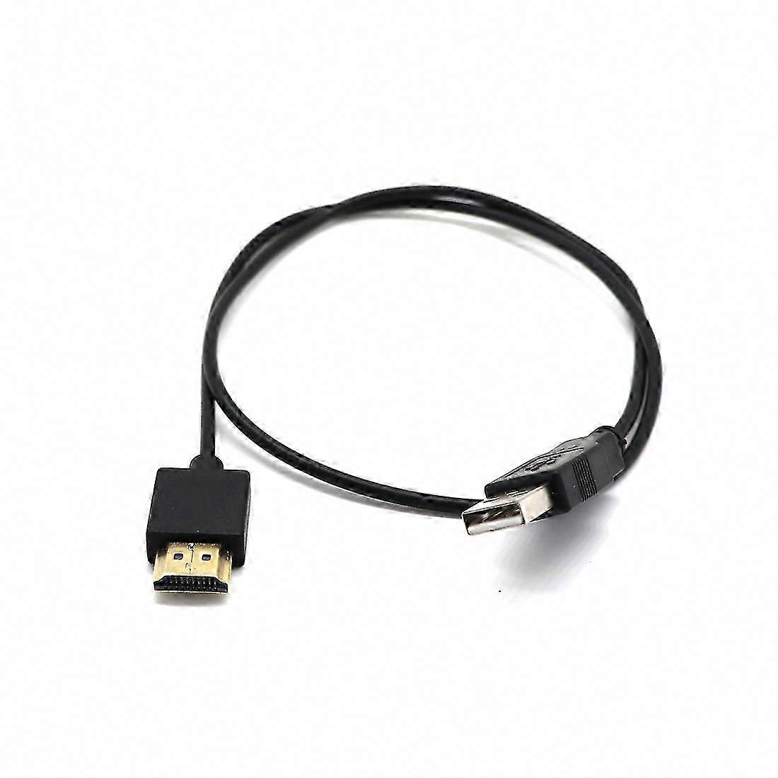 Αρσενικός συνδετήρας USB 2.0 σε HDMI 1.4 με καλώδιο φόρτισης
