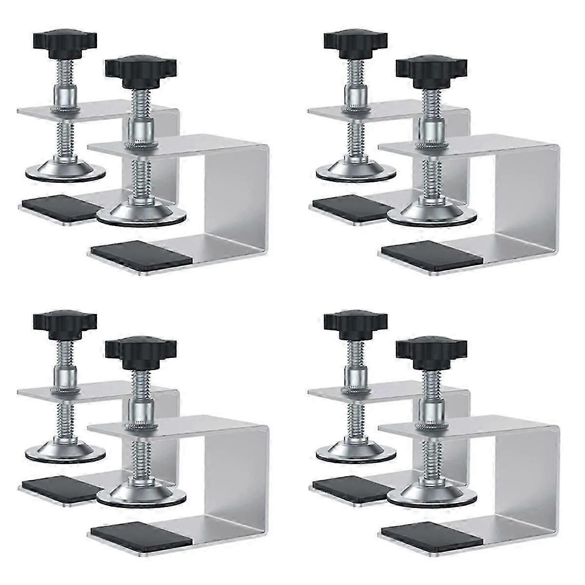 8Pcs Woodworking Jig Cabinet Tool Drawer Panel Clips Furniture Accessories Front Installation Clamp