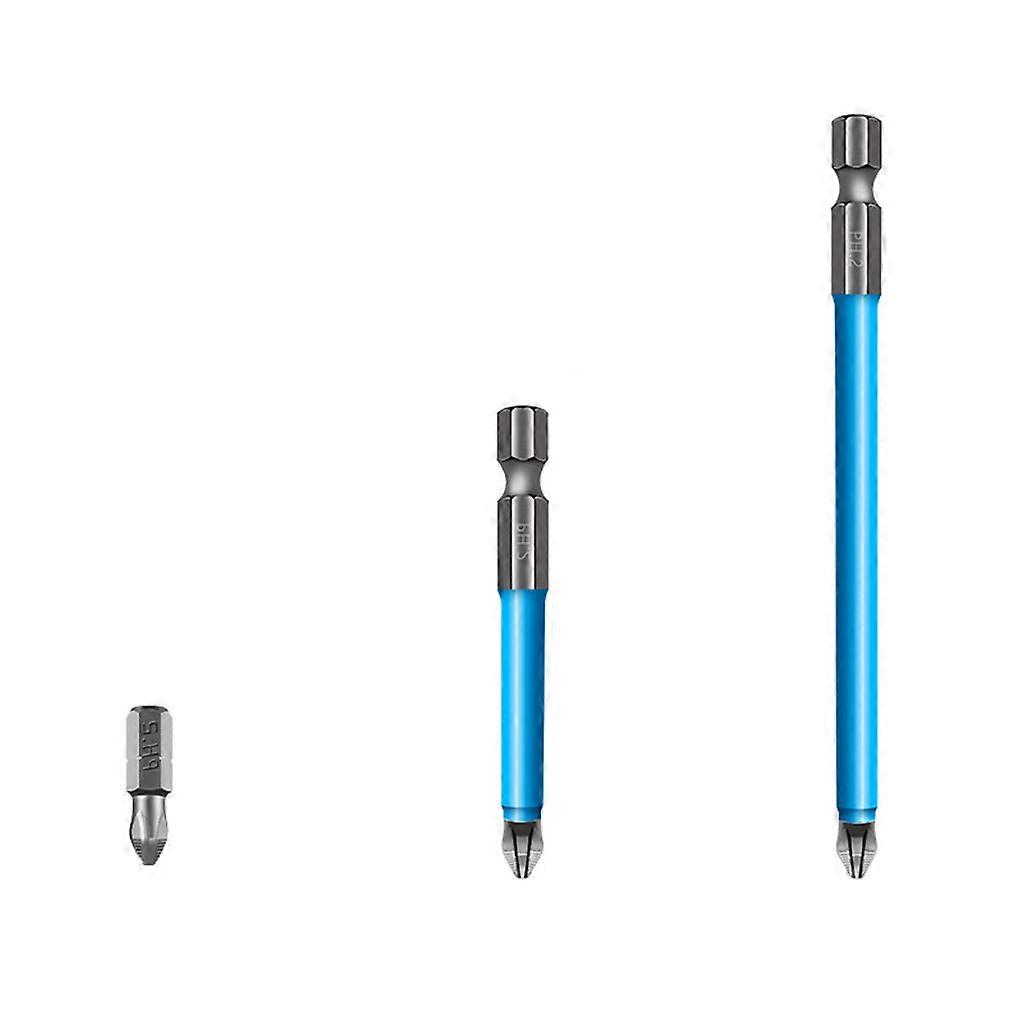 Multi-purpose Strong S2 Alloy Steel for Cross Bit with Magnetic Blue Set Non-slip Tools Screwdriver for Head Durable