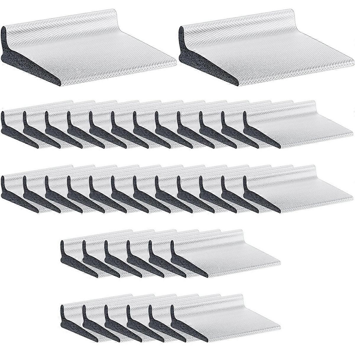 50 Pieces Door Corner Seal, Self Adhesive Frame Door Corner Seals for Noise Isolation and Weather Pr