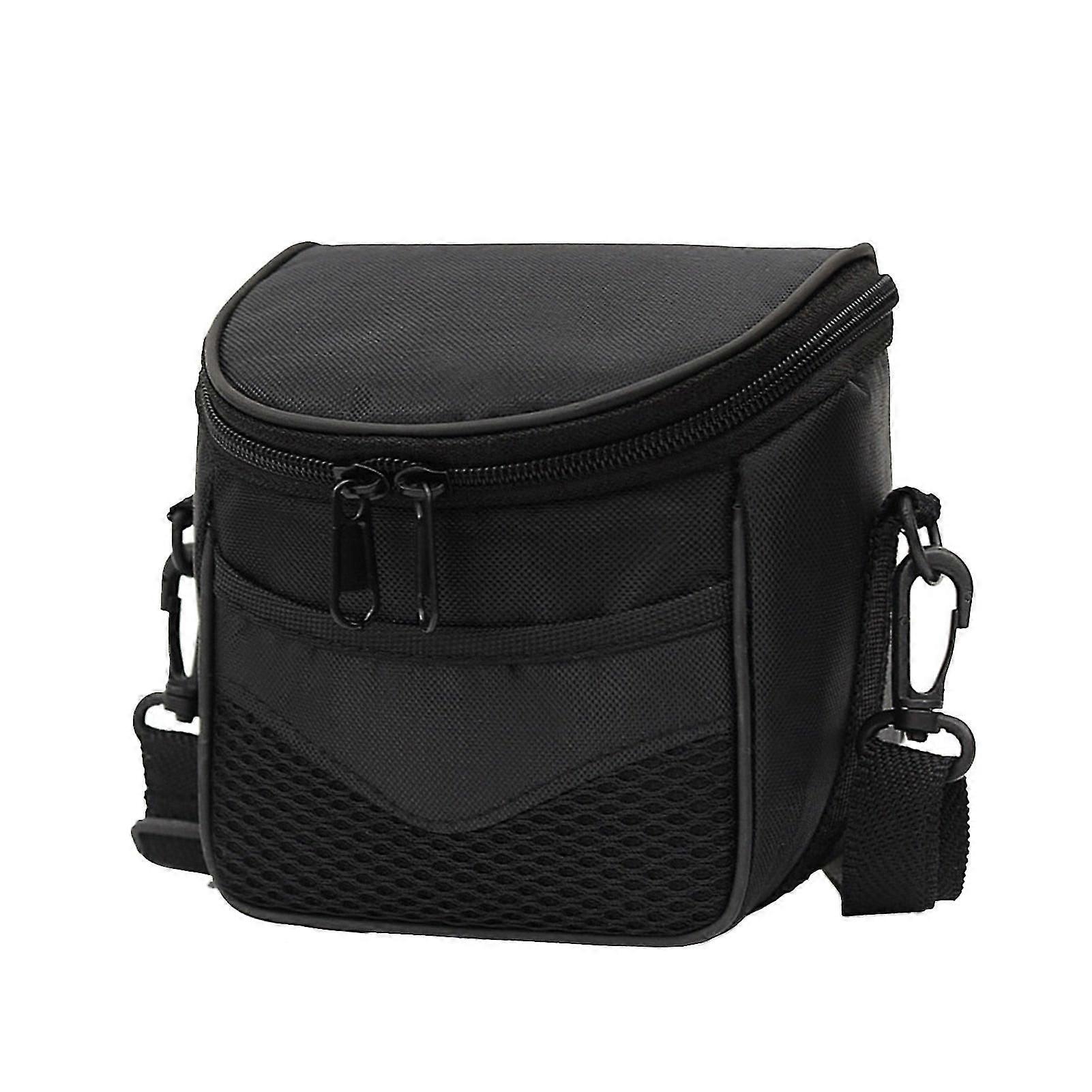 Portable camera bag waterproof adjustable strap travel lightweight small storage case durable solid double zippers outdoor