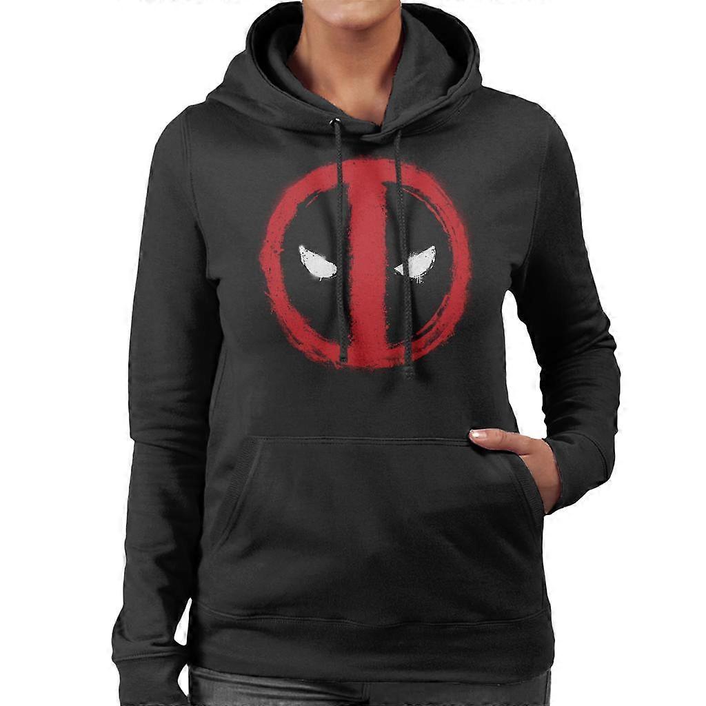 Moletom com Capuz e Logo Graffiti da Marvel Deadpool para Mulheres