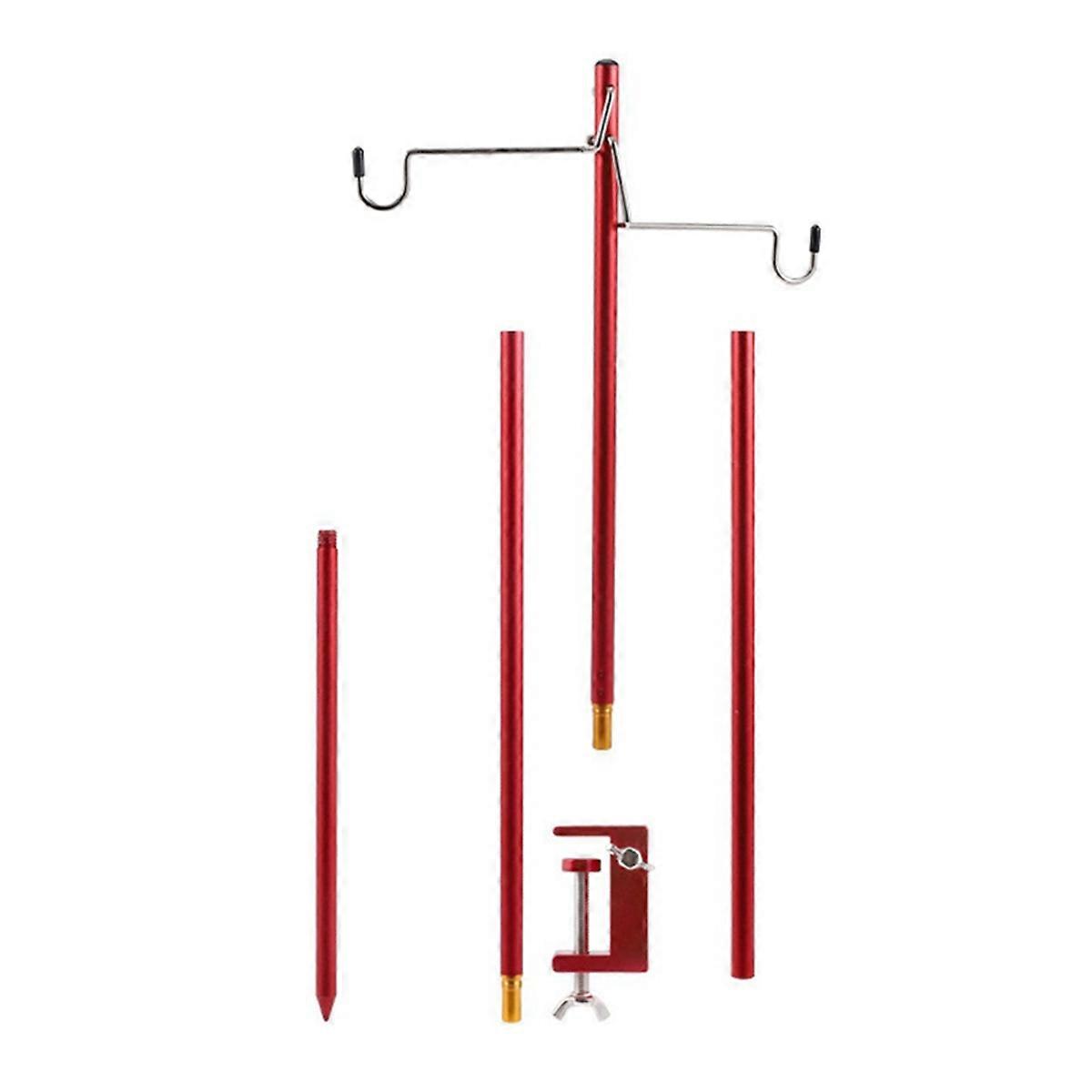 Outdoor Campsite Folding Light Stand Camping Portable Desktop Light Pole Stand Suitable for Camping