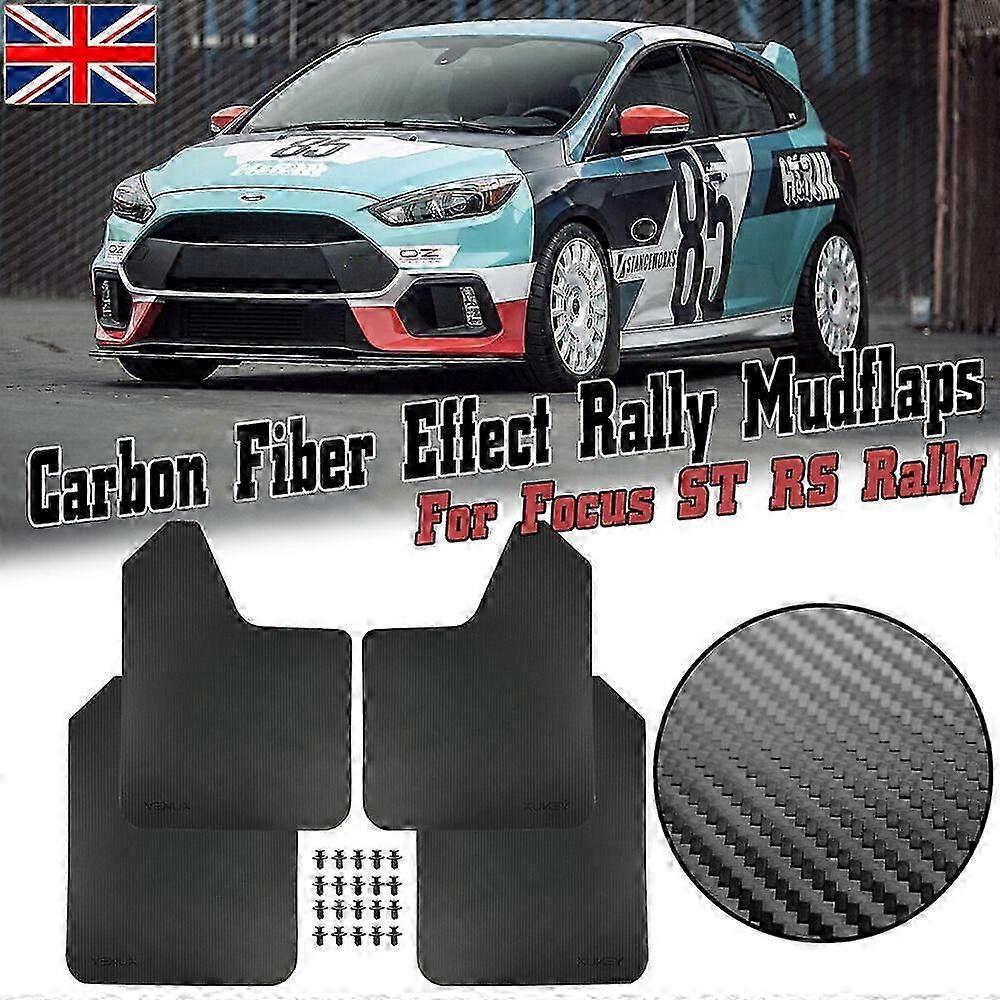 suitable for Applies to For Ford Focus ST Rally MK2/ST225 MK3.5 MK3 ST250 RS Zetec S mk4 Mud Flaps Guard-CHENG DU SI XI