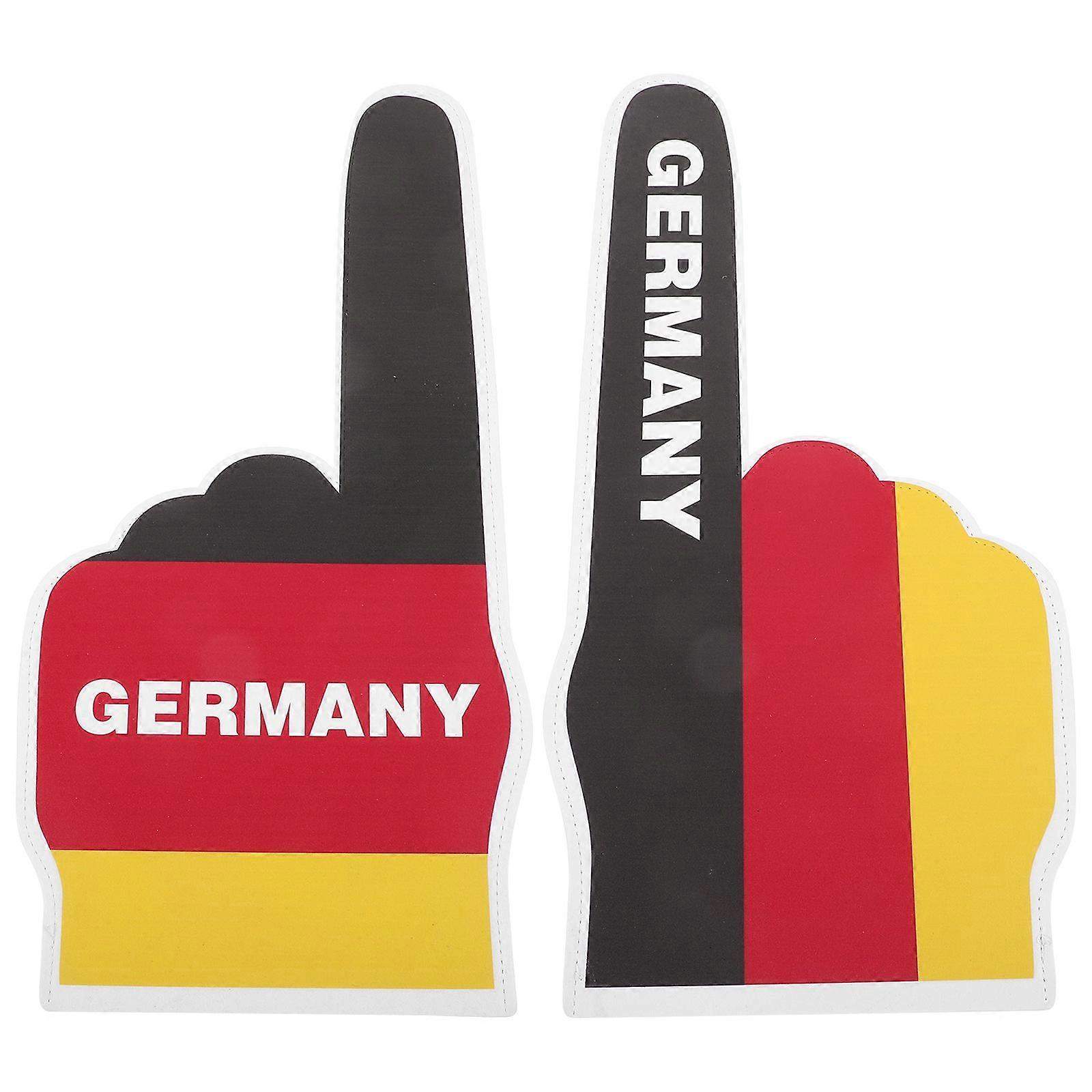 1ペアポータブルフットボールフォームフィンガーアトモストファイティングハンドデコレーションデコラティブフィンガープロップ