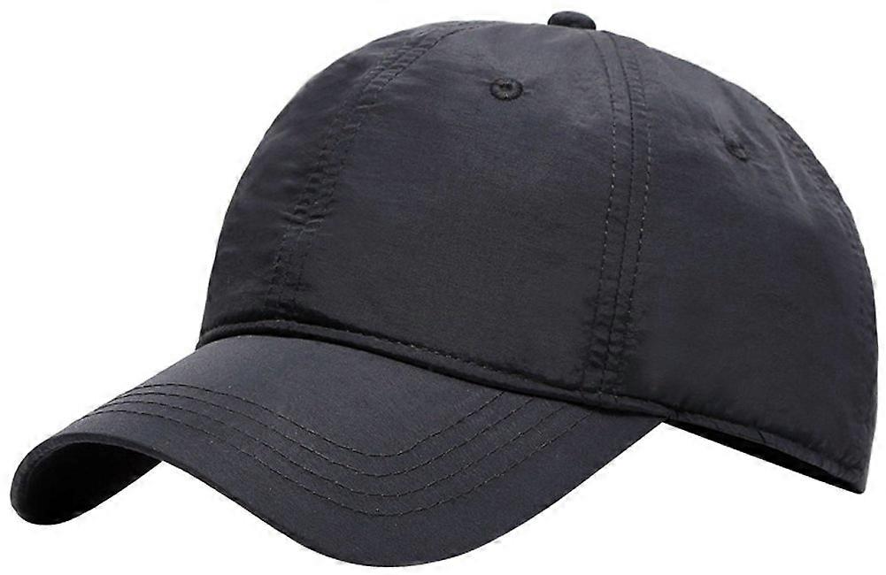 Män, kvinnor, under andetag, under Uv, anti-vattentät, öppen, snabbtorkande hatt, kulle, baseball, golf, skydd, solhattar, en kropp, svart