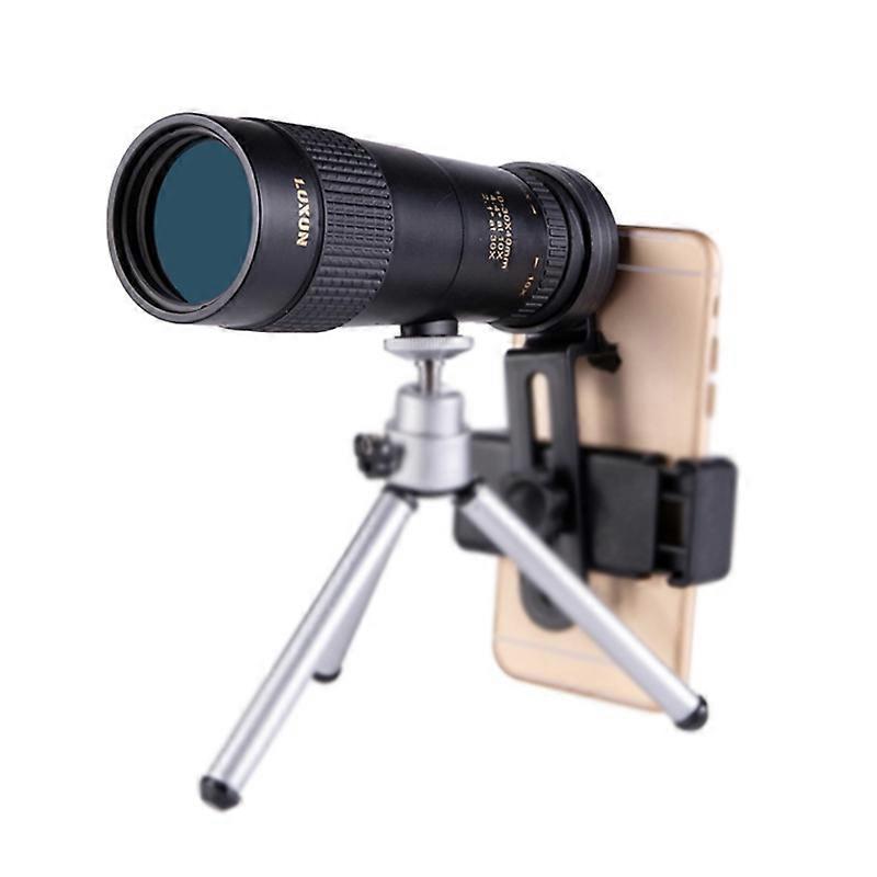 LUXUN 10-30x40 Single-Cylinder HD High-Power Telescope Mobile Phone Mini Telescope Telescope Set