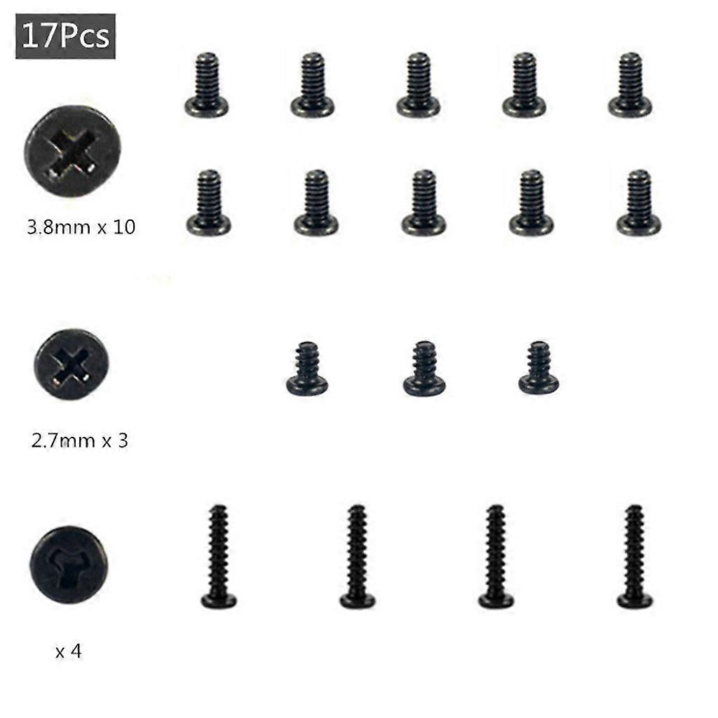 Full Set Screw Mount Replacement Kit Game Accessories with Screwdriver